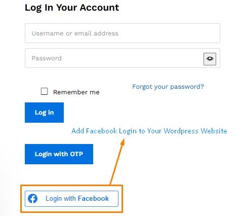 Added Facebook Login System in a Website for Better User Experience